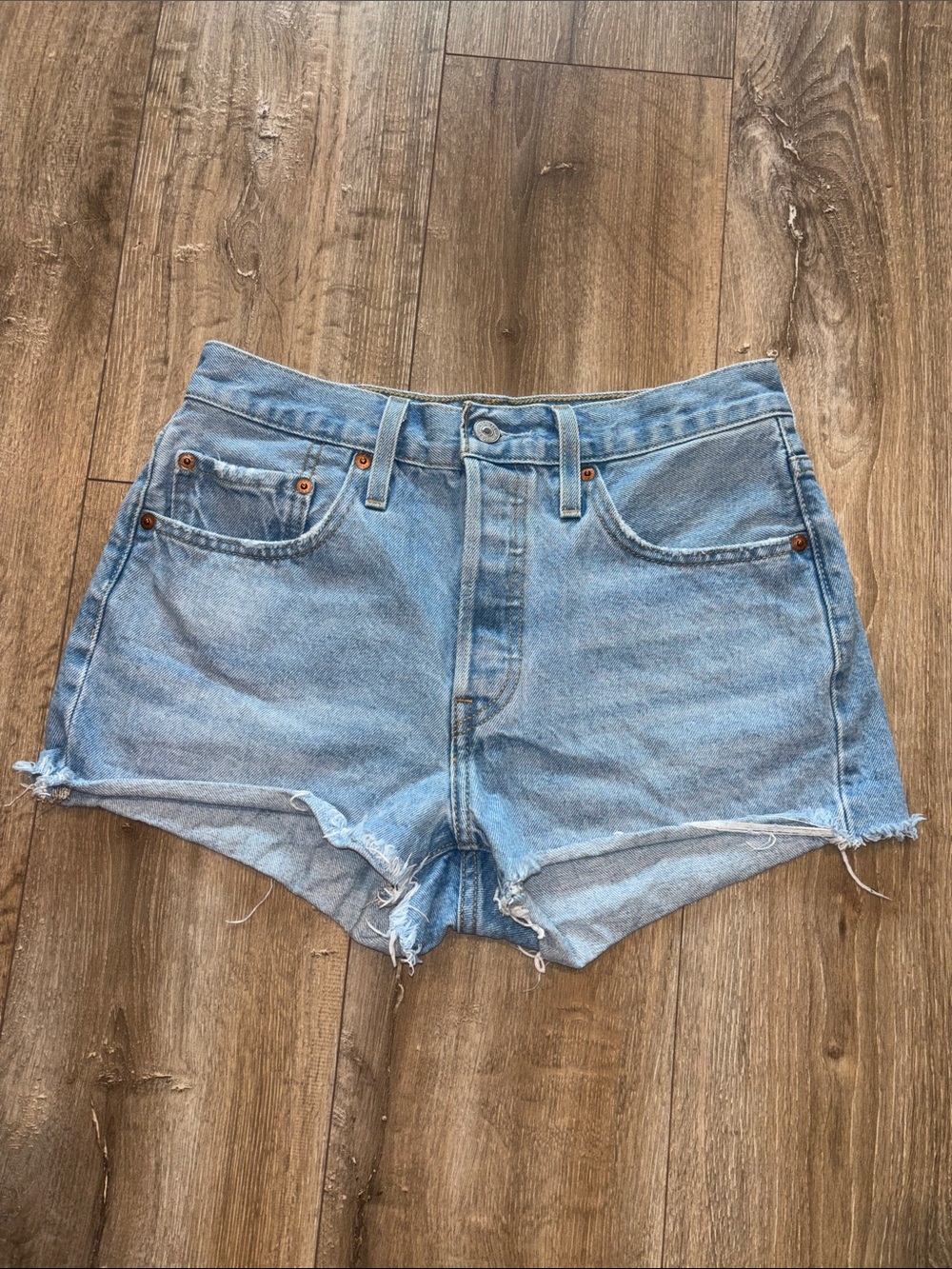 Levi’s High Rise Denim Shorts